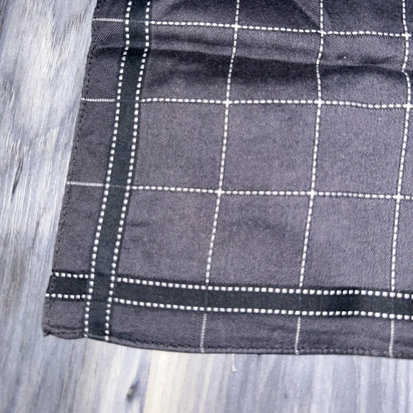 Burberry Black Checkered Handkerchief Scarf - Picture 4 of 7